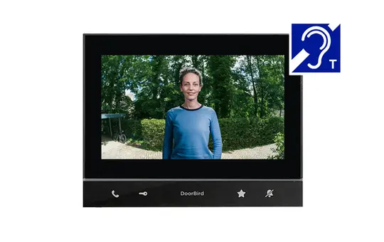 DOORBIRD A1103T IP-Video-Innenstation (429614035) LAN/WLAN | schwarz | 7 Zoll