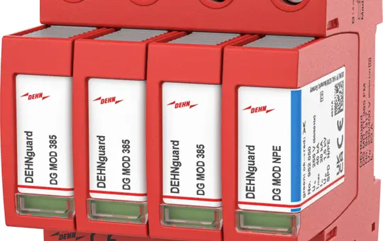 DEHN DG MD TT 385 FM Überspannungsableiter Typ 2 DEHNguard MD 4-polig, TT- und TN-S, Fernmeldekontakt, 385 V