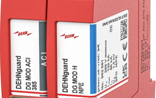DEHN DG MD TT 2P ACI 275 FM Überspannungsableiter Typ 2 DEHNguard MD TT+TN-S Systeme, Fernmeldekontakt, 275 V