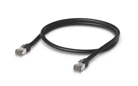 UBIQUITI Unifi UACC-Cable-Patch-Outdoor-1M-BK Outdoor-Patchkabel Cat. 5e | schwarz | 1 m