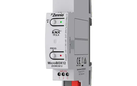 ZENNIO ZIOMCB12 KNX-Universalaktor MicroBox 16 A 1-fach, Secure