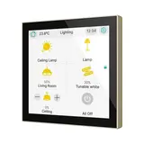 ZENNIO ZVICX40C KNX-Tastsensor CX40 champagner