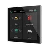 ZENNIO ZVICX40S KNX-Tastsensor CX40 silber