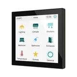 ZENNIO ZVICX40A KNX-Tastsensor CX40 schwarz