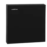 MÜLLER TS3012knx RAL 9005 tiefschwarz KNX-Raumtemperaturregler 5 Eingänge, Secure | tiefschwarz | 80x80 mm
