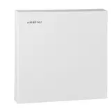 MÜLLER GS3012knx KNX-Raumtemperaturregler Hygrostat, Secure | studioweiß | 80x80 mm