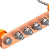 OBO BETTERMANN 5015842 Potentialausgleichsschiene BigBar, für Industriebereich, 10 Anschlüsse