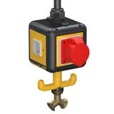 OBO BETTERMANN 6109814 HoverCube VH-4, 1xCEE 3x Schutzkontakt-Steckdose, Druckluftanschluss | graphitschwarz