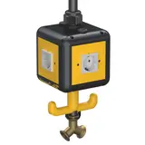 OBO BETTERMANN 6109812 HoverCube VH-4, 1xCEE 4x Schutzkontakt-Steckdose | graphitschwarz