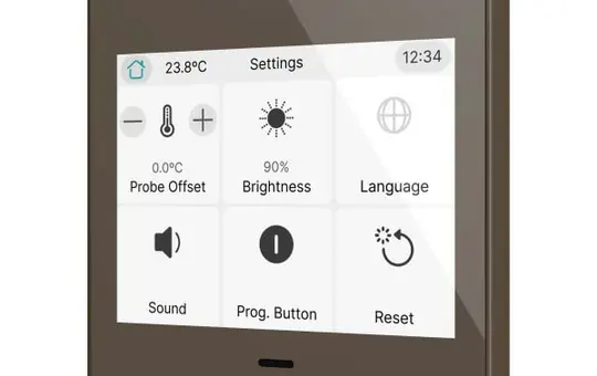 ZENNIO ZVICX35M KNX-Touchpanel CX35 Standard | mokka | 3,5 Zoll