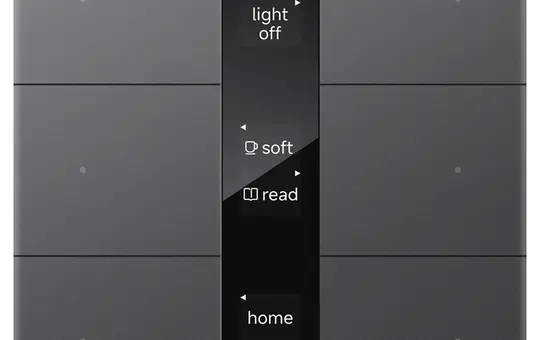 GVS CHPBD-06/36.1.13 KNX Secure Tastsensor S-Serie 3-fach, Display Normalglas | anthrazit