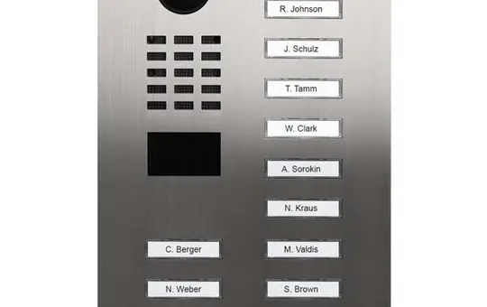 DOORBIRD D2212V IP-Video-Türstation (429614561) 13-fach | edelstahl V2A gebürstet