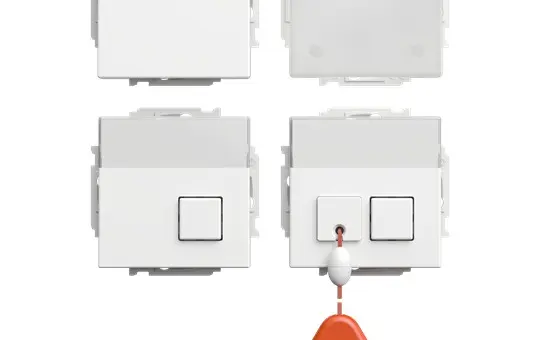 BUSCH-JAEGER 1510UC-84-102 WC-Ruf-Set Future Standard | studioweiß