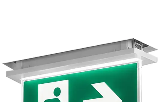 LUNATONE FTL-REC-SET Montageset für LED-Notleuchte Flatline recessed