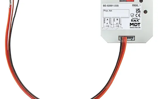 MDT BE-02001.03S KNX-Secure Tasterschnittstelle UP potentialfrei 2-fach