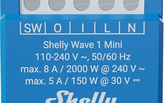 SHELLY W 1 Mini LR Z-Wave-Schaltaktor UP 1-fach, Long Range