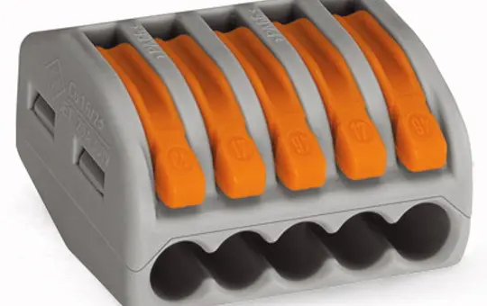 WAGO 222-415 Verbindungsklemme Serie 222 5-fach