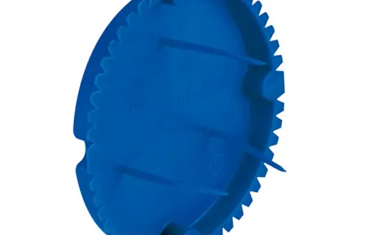 KAISER 1181-70 Signaldeckel rund blau | Ø 70 mm