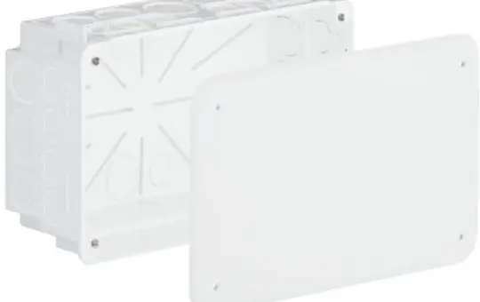 KAISER 1092-90 Unterputz-Verbindungskasten Deckel, VDE, halogenfrei | 240x142 mm