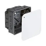 KAISER 1094-01 Unterputz-Verbindungskasten Deckel, halogenfrei | 87x87 mm