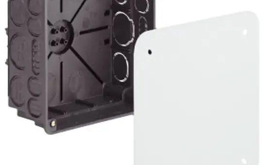 KAISER 1096-01 Unterputz-Verbindungskasten Deckel, halogenfrei | 159x159 mm