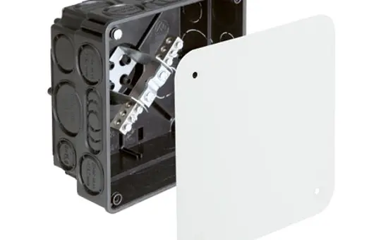 KAISER 1095-73 Potentialausgleich-Kasten 10 mm² mit Deckel | 107x107 mm