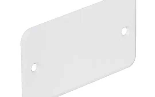 KAISER 1148-90 Abschlussdeckel für Wandleuchten 75x40 mm