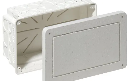 KAISER 1092-27 Universal-Einbaugehäuse mit Faserplatte UP 240x142x102 mm