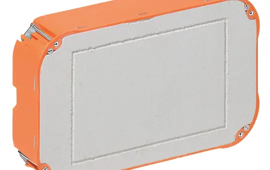 KAISER 9192-22 Universal-Einbaugehäuse mit Faserplatte UP 240x140x72 mm