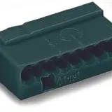 WAGO 243-208 Verbindungsdosenklemme Micro Serie 243 8-fach | dunkelgrau