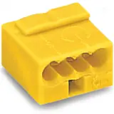 WAGO 243-504 Verbindungsdosenklemme Micro Serie 243 4-fach | gelb