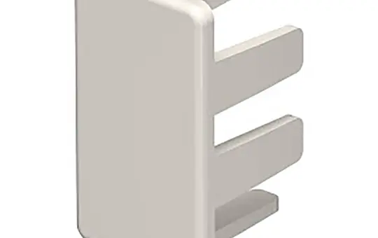 OBO BETTERMANN 6162517 Endstück WDK cremeweiß | 15x30 mm