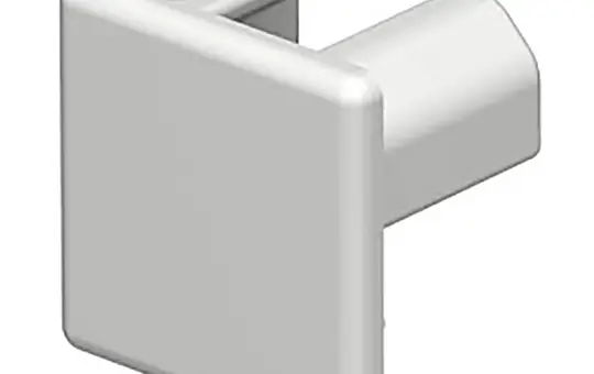 OBO BETTERMANN 6183603 Endstück WDK lichtgrau | 15x15 mm