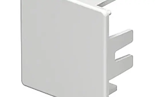 OBO BETTERMANN 6193218 Endstück WDK reinweiß | 40x40 mm