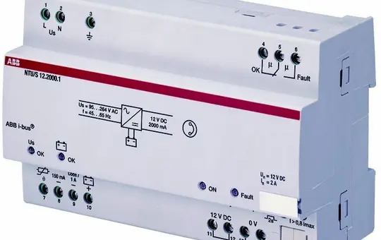 ABB NTU/S12.2000.1 Netzteil unterbrechungsfrei 2 A, 12 V