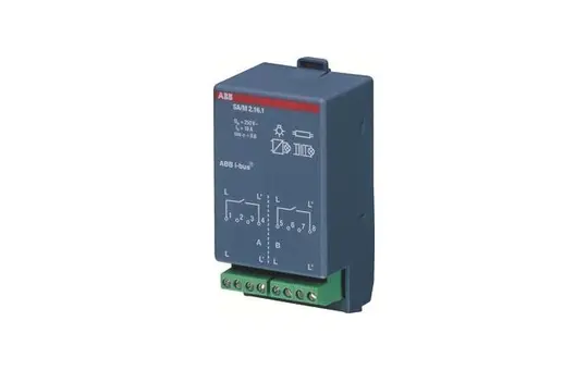 ABB SA/M2.16.1 Schaltaktormodul für Raumcontroller 2-fach, 16 A