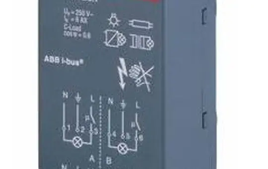 ABB SA/M2.6.1 Schaltaktormodul für Raumcontroller 2-fach, 6 A