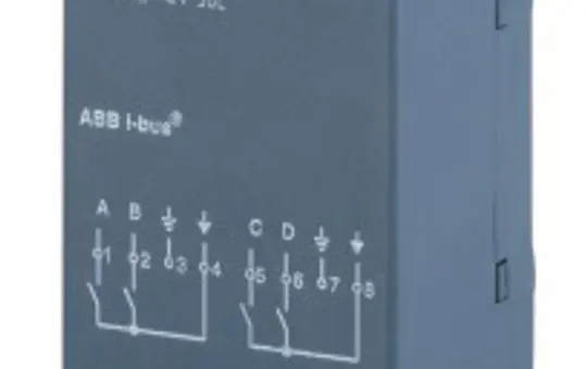 ABB BE/M4.12.1 Binäreingangsmodul für Raumcontroller potenzialfrei