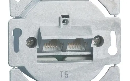 METZ CONNECT 130C381200-I Universal-Netzwerkdose 2-fach, Cat. 6a