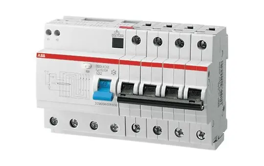 ABB DS204A-B13/0,03 FI/LS-Schalter Typ A B-Char. 30 mA 4-pol 13 A