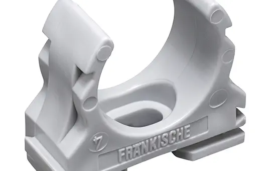 FRÄNKISCHE 22370032 clipfix Kunststoff-Klemmschelle grau | 32 mm