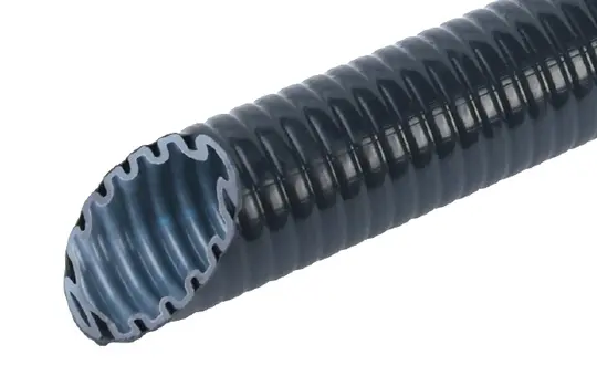 FRÄNKISCHE 25410025 PVC Wellrohr FFKuS-ES-F-UV M25 | schwarz