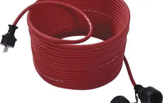 BACHMANN 343.370 Rasenmäher-Verlängerung rot | 25 m