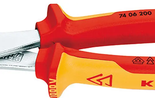 KNIPEX 7406180 Seitenschneider Kraft-Seitenschneider | 180 mm