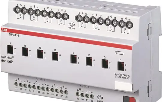 ABB SD/S8.16.1 KNX-Dimmaktor 1-10 V 8-fach