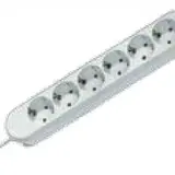 BACHMANN 381.147K Tischsteckdose SMART 6-fach | schwarz | 1,50 m