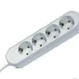 BACHMANN 381.221K Tischsteckdose SMART 4-fach | weiß | 1,50 m