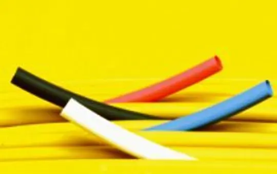 CELLPACK 203933 Schrumpfschlauch dünnwandig 2:1 Ø 76-38 mm | gelb | 1,2 m