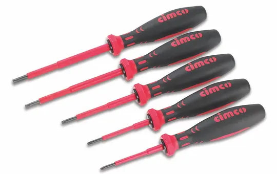CIMCO 117900 Schraubendreher-Sortiment VDE 5-teilig TORX