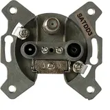 KREILING SATDD3/ClassA Antennendose 3-fach, SAT, Durchgang, 12,5 dB